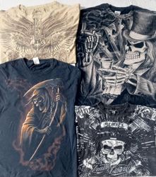 CR5695 Camiseta Vintage con Calavera