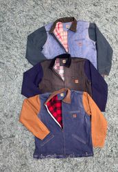 Upcycle Carhartt Canvas + Denim Jacket