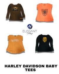 Harley Davidson Baby Tees - EVM0627