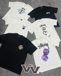 Stussy reworked style printed T-shirts #2312