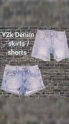 Denim short and skirts | y2k style