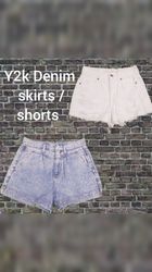 Y2k skirt and shorts | Denim