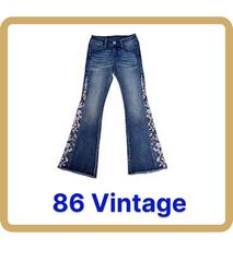 Y2K Embroidery Jeans (067)