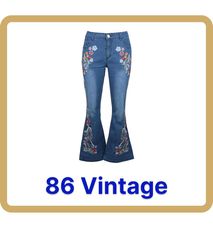 Y2K Embroidery Jeans (071)