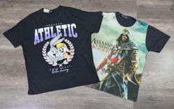 1654 - Vintage-Stil bedruckte T-Shirts