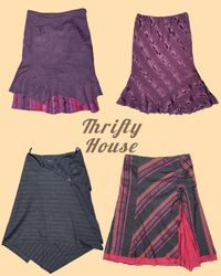 Y2k Minimalist Pinstripe Urban Skirts(TH/006)