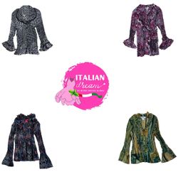 Top a maniche lunghe Y2K Crinkle