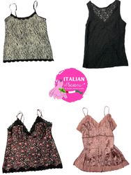 y2k ユニークキャミトップス