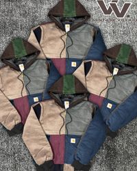 Jaquetas ativas em patchwork de cordão refeito Car..