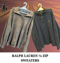 suéteres con cremallera de 1/4 de Ralph Lauren