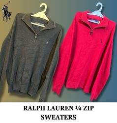 Suéteres Premium Ralph Lauren 1/4 Zip