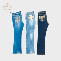 Y2K Embellished Flare jeans