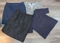 1626 - Ann Taylor Short, Gonna, Blazer, Blusa & Ma..