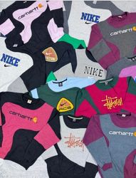 Carhartt/Stussy/Nike リワークスタイル スウェットシャツ