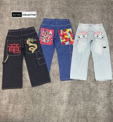 Retro Hip Hop Wide Leg Jeans