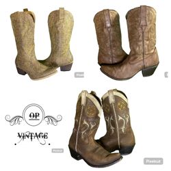 Opバ vintage Top Famous Brands Designer Cowboy Boot..