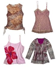 Y2K pink vibe tops: RE-022