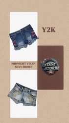 Y2K Midnight Vixen sexy Shorts