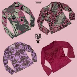 Y2K Baby in Pink  Full Sleeve Tops (AA-600)