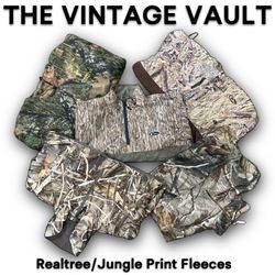 Realtree/Jungle Print フリース
