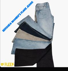 Y2k women's flare jeans