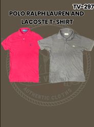 Polo Ralph LaurenとLacosteのTシャツ Tv-297