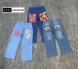 Embroided Hip Hop Baggy Jean {25/12}