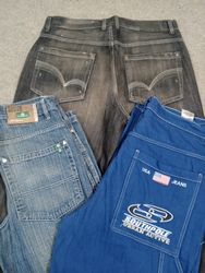 #210 Mens Hip-hop Baggy jeans