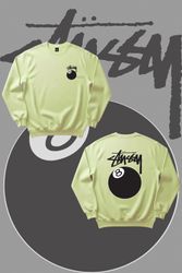 felpe stussy con ragazze 8ball in stile rework