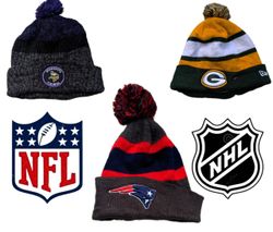 NFL & NHL Beanies