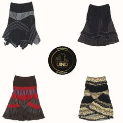 Y2K Bohemian Cotton Skirts