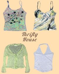 Star-Spangled Tropical Sheer Chic Mix Y2k Top(TH/0..