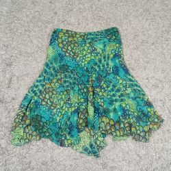 Y2K POLY SKIRTS (GREEN)- BUNDLE 13