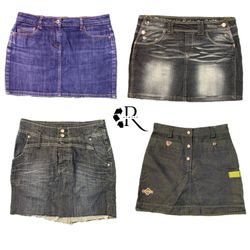 Y2K Britney Era Girl Denim Mini Skirts RW-1415