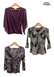 💥 RV1513 Y2K Blusa de Manga Larga