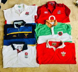 lot de maillots de rugby vintage de club 1