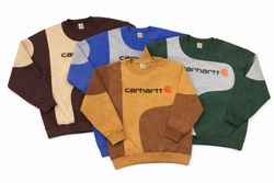 CR1083 Sweatshirt à panneaux Carhartt recyclé
