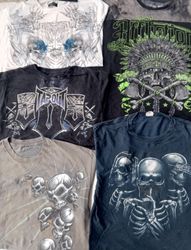 CR5731 Vintage Skull T-Shirts