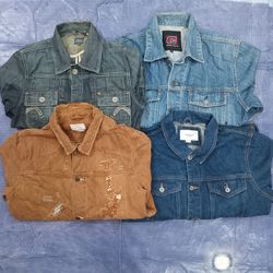 Veste en jeans pour homme 11 pièces