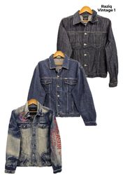 💥 RV1538 Veste en jean pour hommes