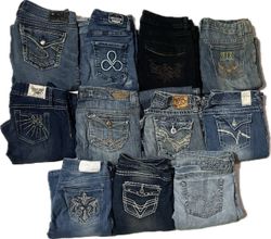 SILVER AND OTHER MIX BRANDS JEANS (ID 1425)
