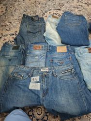 Armani and Diesel jeans
