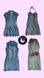 Y2K Denim Haulter Dresses mix (M-925)