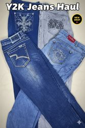 「Y2k 刺繍装飾された女性用アイテム」