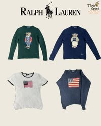 Ralph Lauren Bear And Flag Sweaters - [TS-0360]
