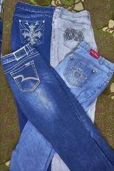 Vintage Embellished Y2K Embroidery jeans