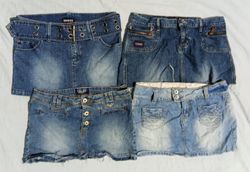 Saia Mini de Jeans - Marcas de designer - Guess, A..