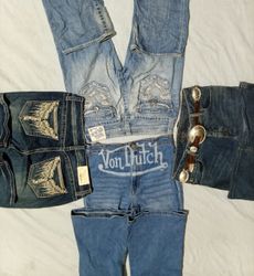 Jeans de Designer - marcas incluídas _ Von Dutch, ..