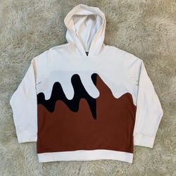 アップサイクルトライトーンパッチワークフーディ - 世界に一つだけのアップサイクルストリートウェア