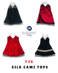 Y2K Seiden-Cami-Tops - EV1620